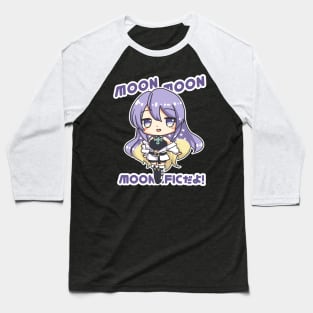 Moon Moon!! Hololive Indonesia Gen 1 Moona Hoshinova Baseball T-Shirt